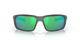 Front View of Costa Del Mar Fantail Pro Unisex Sunglass Gray/Polarized Green Mirror 580G 60 mm