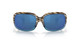 Front View of Costa Del Mar Gannet Womens Sunglass Brown Wahoo/Polarized Blue Mirror 580P 58mm