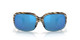 Front View of Costa Del Mar Gannet Womens Sunglass Brown Wahoo/Polarized Blue Mirror 580G 58mm