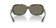 Front View of Costa Del Mar Gannet Womens Sunglass Brown Wahoo/Polarized Blue Mirror 580G 58mm Alternate 1
