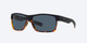 Profile View of Costa Del Mar Half Moon Unisex Sunglass Black Tortoise/Polarized Gray 580P 60 mm