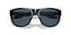 Close Up View of Costa Del Mar Irie Unisex Panto Designer Sunglass Black/Polarized Gray 580P 55mm
