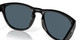 Profile View of Costa Del Mar Irie Unisex Panto Designer Sunglass Black/Polarized Gray 580P 55mm Alternate 1