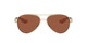 Side View of Costa Del Mar Loreto Women Pilot Sunglasses Rose Gold/Polarized Copper 580P 56mm Alternate 1