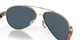 Profile View of Costa Del Mar Loreto Women's Pilot Sunglasses Rose Gold/Polarized Gray 580P 56mm Alternate 1