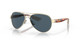 Top View of Costa Del Mar Loreto Women's Pilot Sunglasses Rose Gold/Polarized Gray 580P 56mm Alternate 1