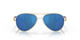 Front View of Costa Del Mar Loreto Womens Sunglasses Rose Gold/Polarized Blue Mirror 580P 56mm