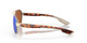 Side View of Costa Del Mar Loreto Pilot Sunglasses Rose Gold/Polarized Green Mirror 580P 56mm