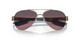 Close Up View of Costa Del Mar Loreto Women Sunglass Gold Pearl/Polarized Rose Gradient 580G 56mm