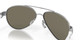 Profile View of Costa Del Mar Loreto Women Sunglass Silver/Polarized Blue Mirror 580G Glass 56mm Alternate 1