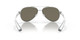 Front View of Costa Del Mar Loreto Women Sunglass Silver/Polarized Blue Mirror 580G Glass 56mm Alternate 1