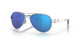 Top View of Costa Del Mar Loreto Women Sunglass Silver/Polarized Blue Mirror 580G Glass 56mm Alternate 1