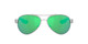Side View of Costa Del Mar Loreto Women's Sunglasses Silver/Polarized Green Mirror 580G 56 mm Alternate 1