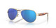 Profile View of Costa Del Mar Loreto Womens Sunglasses Rose Gold/Polarized Blue Mirror 580G 56mm
