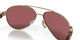 Profile View of Costa Del Mar Loreto Women Pilot Sunglasses Gold/Polarized Gold Mirror 580G 56mm Alternate 1
