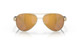 Front View of Costa Del Mar Loreto Women Pilot Sunglasses Gold/Polarized Gold Mirror 580G 56mm