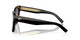 Side View of Costa Del Mar Nusa Cat Eye Sunglass Black Gold/Polarized Rose Gradient 580G 54mm