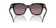 Front View of Costa Del Mar Nusa Cat Eye Sunglass Black Gold/Polarized Rose Gradient 580G 54mm Alternate 1