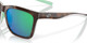 Top View of Costa Del Mar Panga Cat Eye Sunglasses Tortoise/Polarized Green Mirror 580P 56mm