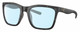 Profile View of Costa Del Mar Panga Designer Blue Light Blocking Eyeglasses in Matte Gray Tortoise Havana Ladies Cat Eye Full Rim Acetate 56 mm