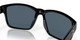 Profile View of Costa Del Mar Paunch Unisex Designer Sunglass in Black/Polarized Gray 580P 57 mm Alternate 1