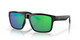 Top View of Costa Del Mar Paunch Unisex Sunglasses in Black/Polarized Green Mirror 580P 57mm Alternate 1