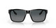 Front View of Costa Del Mar Paunch Unisex Sunglass in Black/Polarized Gray Gradient 580G 57 mm