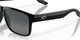 Top View of Costa Del Mar Paunch Unisex Sunglass in Black/Polarized Gray Gradient 580G 57 mm