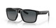 Profile View of Costa Del Mar Paunch Unisex Sunglass in Black/Polarized Gray Gradient 580G 57 mm