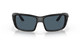 Front View of Costa Del Mar Permit Unisex Sunglass in Black Blackout/Polarized Gray 580P 63 mm