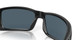 Profile View of Costa Del Mar Permit Unisex Sunglass in Black Blackout/Polarized Gray 580P 63 mm Alternate 1