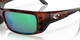 Top View of Costa Del Mar Permit Unisex Sunglasses Tortoise/Polarized Green Mirror 580G 63mm