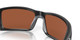 Profile View of Costa Del Mar Permit Unisex Sunglass Black Gray/Polarized Green Mirror 580G 63mm Alternate 1