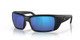 Top View of Costa Del Mar Permit Unisex Sunglasses in Black/Polarized Blue Mirror 580G 63 mm Alternate 1