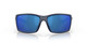 Front View of Costa Del Mar Reefton Unisex Sunglass Navy Gray/Polarized Blue Mirror 580P 64 mm