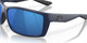 Top View of Costa Del Mar Reefton Unisex Sunglass Navy Gray/Polarized Blue Mirror 580P 64 mm
