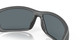 Profile View of Costa Del Mar Reefton Unisex Sunglass Gray Black/Polarized Blue Mirror 580P 64mm Alternate 1