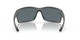 Front View of Costa Del Mar Reefton Unisex Sunglass Gray Black/Polarized Blue Mirror 580P 64mm Alternate 1