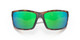 Close Up View of Costa Del Mar Reefton Unisex Sunglass Tortoise/Polarized Green Mirror 580P 64 mm