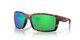 Top View of Costa Del Mar Reefton Unisex Sunglass Tortoise/Polarized Green Mirror 580P 64 mm Alternate 1
