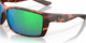 Top View of Costa Del Mar Reefton Unisex Sunglass Tortoise/Polarized Green Mirror 580P 64 mm