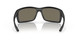 Front View of Costa Del Mar Reefton Unisex Sunglasses in Black/Polarized Blue Mirror 580G 64mm Alternate 1