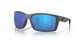 Profile View of Costa Del Mar Reefton Unisex Sunglass Gray Black/Polarized Blue Mirror 580G 64mm