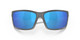 Close Up View of Costa Del Mar Reefton Unisex Sunglass Gray Black/Polarized Blue Mirror 580G 64mm