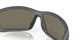 Profile View of Costa Del Mar Reefton Unisex Sunglass Gray Black/Polarized Blue Mirror 580G 64mm Alternate 1