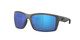 Close Up View of Costa Del Mar Reefton Unisex Sunglass Gray Black/Polarized Blue Mirror 580G 64mm Alternate 1