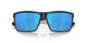 Close Up View of Costa Del Mar Rinconcito Unisex Sunglasses Black/Polarized Blue Mirror 580G 60mm