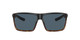 Side View of Costa Del Mar Rincon Unisex Sunglass in Black Tortoise/Polarized Gray 580P 63 mm Alternate 1