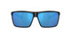 Close Up View of Costa Del Mar Rincon Unisex Sunglass Black/Polarized Blue Mirror 580G GLASS 63mm Alternate 1