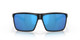 Front View of Costa Del Mar Rincon Unisex Sunglass Black/Polarized Blue Mirror 580G GLASS 63mm
